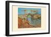 The Bridge-Vincent van Gogh-Framed Art Print