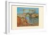 The Bridge-Vincent van Gogh-Framed Art Print