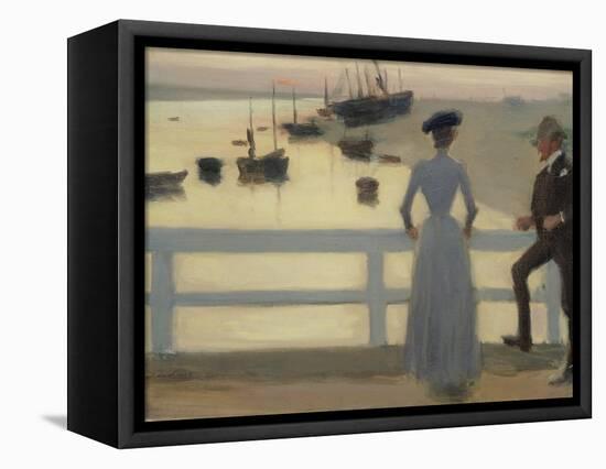 The Bridge-Philip Wilson Steer-Framed Stretched Canvas