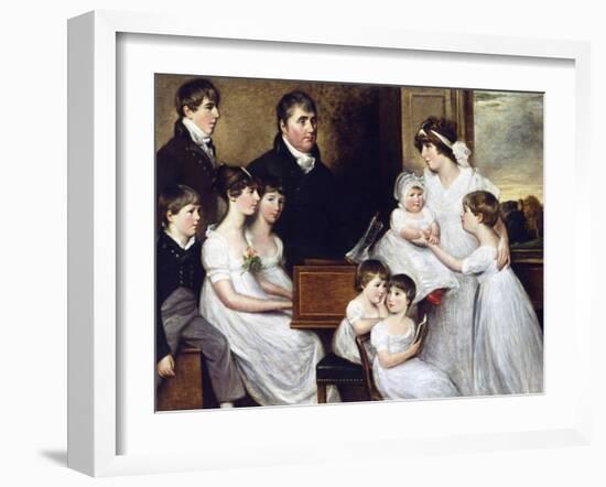 The Bridges Family-John Constable-Framed Giclee Print