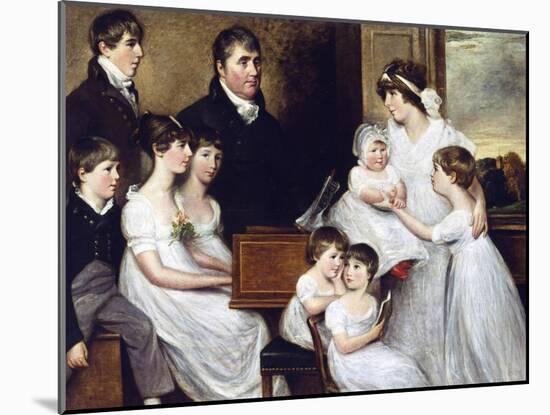 The Bridges Family-John Constable-Mounted Giclee Print