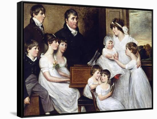 The Bridges Family-John Constable-Framed Stretched Canvas