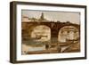 The Bridges: Florence, C.1880-Frank Duveneck-Framed Giclee Print