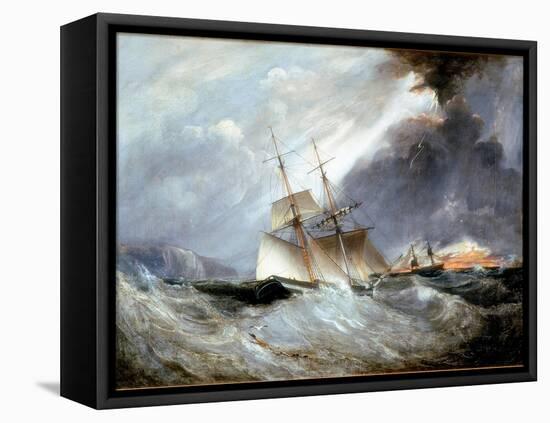 The Brig 'Hermaphrodite', 1830-George Balmer-Framed Stretched Canvas