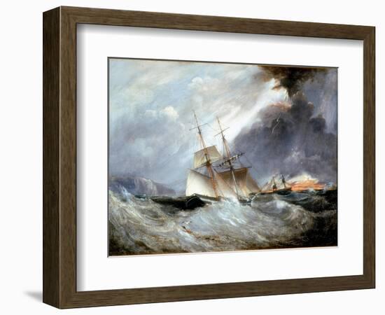 The Brig 'Hermaphrodite', 1830-George Balmer-Framed Giclee Print