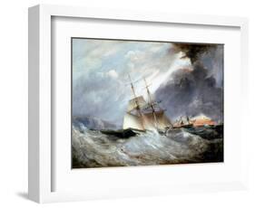 The Brig 'Hermaphrodite', 1830-George Balmer-Framed Giclee Print