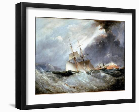 The Brig 'Hermaphrodite', 1830-George Balmer-Framed Giclee Print