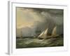 The Brig 'Pearl' and a Schooner of the Royal Yacht Squadron-Charles Gregory-Framed Giclee Print