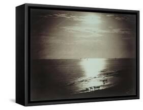 The Brig-Gustave Le Gray-Framed Stretched Canvas