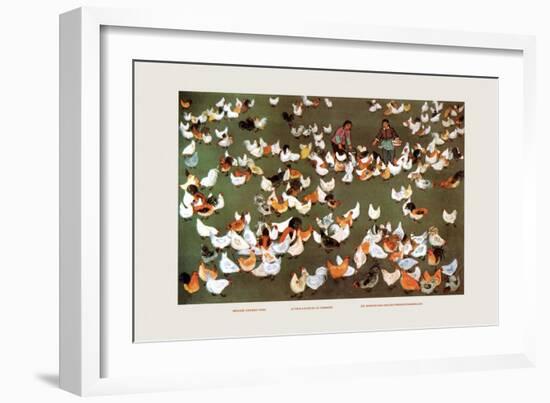 The Brigade's Chicken Farm-Ma Ya-li-Framed Art Print
