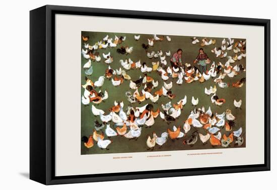 The Brigade's Chicken Farm-Ma Ya-li-Framed Stretched Canvas