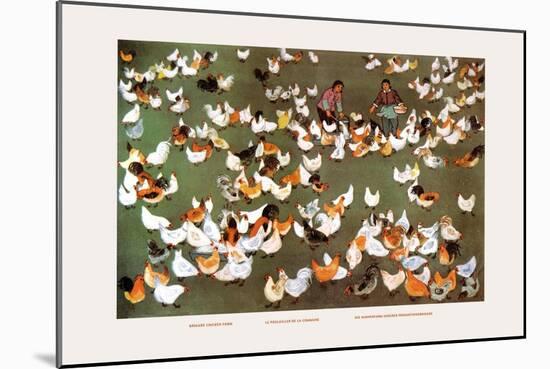 The Brigade's Chicken Farm-Ma Ya-li-Mounted Art Print