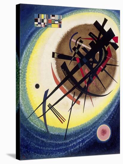 The Bright Oval-Wassily Kandinsky-Stretched Canvas