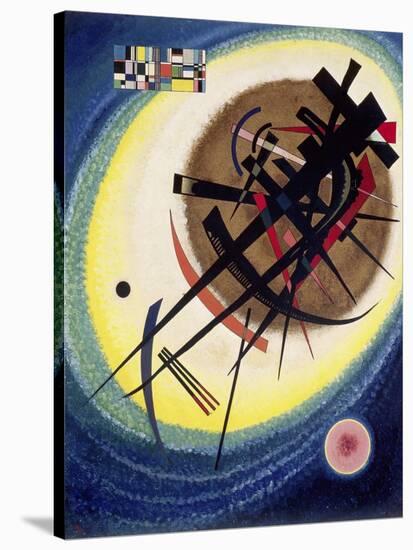The Bright Oval-Wassily Kandinsky-Stretched Canvas