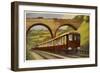 The Brighton Belle Southern Railways Electric Pullman Express Running Between London and Brighton-null-Framed Art Print