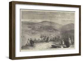 The Brighton Easter Monday Volunteer Review, Struggle Near Rottingdean-null-Framed Giclee Print