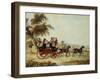 The Brighton - London Coach on the Open Road, 1831-John Frederick Herring I-Framed Giclee Print