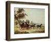 The Brighton - London Coach on the Open Road, 1831-John Frederick Herring I-Framed Giclee Print