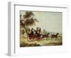 The Brighton - London Coach on the Open Road, 1831-John Frederick Herring I-Framed Giclee Print