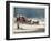 The Brighton Mail Makes its Way Through a Snowstorm on a Seasonal Christmas Day-null-Framed Art Print