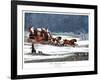 The Brighton Mail on Christmas Day, 1836-Henry Thomas Alken-Framed Giclee Print