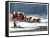 The Brighton Mail on Christmas Day, 1836-Henry Thomas Alken-Framed Stretched Canvas