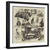 The Brighton Railway Tragedy, Notes in Court During the Trial of Percy Lefroy Mapleton-null-Framed Giclee Print