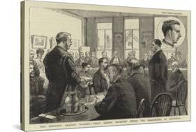 The Brighton Railway Tragedy, Percy Lefroy Mapleton before the Magistrates at Cuckfield-null-Stretched Canvas