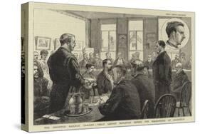 The Brighton Railway Tragedy, Percy Lefroy Mapleton before the Magistrates at Cuckfield-null-Stretched Canvas