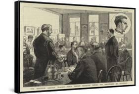 The Brighton Railway Tragedy, Percy Lefroy Mapleton before the Magistrates at Cuckfield-null-Framed Stretched Canvas