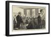 The Brighton Railway Tragedy, Percy Lefroy Mapleton before the Magistrates at Cuckfield-null-Framed Giclee Print