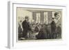 The Brighton Railway Tragedy, Percy Lefroy Mapleton before the Magistrates at Cuckfield-null-Framed Giclee Print