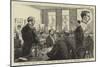 The Brighton Railway Tragedy, Percy Lefroy Mapleton before the Magistrates at Cuckfield-null-Mounted Giclee Print