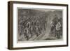 The Brighton Review, the Artists' Corps Marching to Brighton-Frank Dadd-Framed Giclee Print