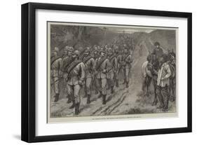 The Brighton Review, the Artists' Corps Marching to Brighton-Frank Dadd-Framed Giclee Print