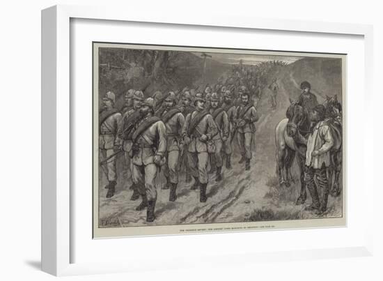 The Brighton Review, the Artists' Corps Marching to Brighton-Frank Dadd-Framed Giclee Print