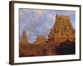 The Brihadeshwara (Brihadishwara) Temple, Built in 1000 AD, at Tanjore, Tamil Nadu, India-David Beatty-Framed Photographic Print