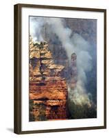 The Brins Fire Burns-null-Framed Photographic Print