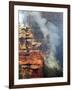 The Brins Fire Burns-null-Framed Photographic Print