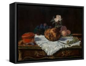 The Brioche, 1870-Edouard Manet-Framed Stretched Canvas