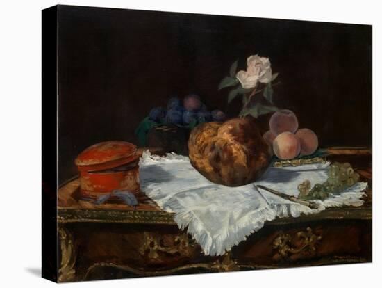 The Brioche, 1870-Edouard Manet-Stretched Canvas