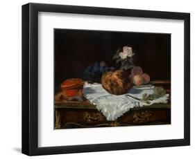 The Brioche, 1870-Edouard Manet-Framed Giclee Print