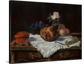 The Brioche, 1870-Edouard Manet-Stretched Canvas