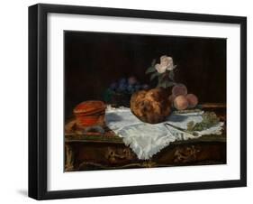 The Brioche, 1870-Edouard Manet-Framed Giclee Print