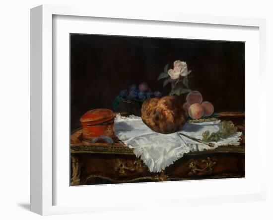 The Brioche, 1870-Edouard Manet-Framed Giclee Print