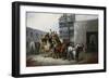 The Bristol Stagecoach Leaving the Fourteen Stars Tavern-John Charles Maggs-Framed Giclee Print