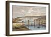 The Britannia Tubular Bridge, Menai Strait, Wales, C1850-null-Framed Giclee Print