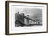 The Britannia Tubular Bridge over the Menai Straits, Wales, 1886-S Bradshaw-Framed Giclee Print