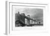 The Britannia Tubular Bridge over the Menai Straits, Wales, 1886-S Bradshaw-Framed Giclee Print