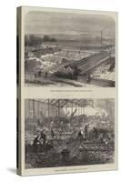 The Britannia Works in Bedford-Charles Robinson-Stretched Canvas
